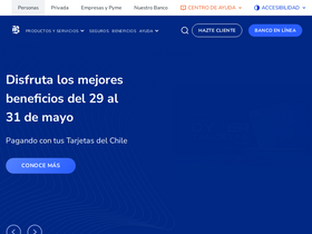 'bancochile.cl' screenshot