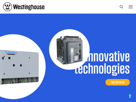 'westinghouse.com' screenshot