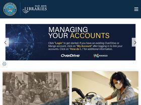 'dodmwrlibraries.org' screenshot