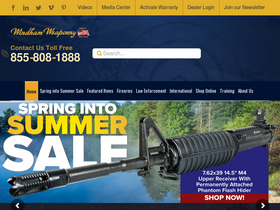 'windhamweaponry.com' screenshot