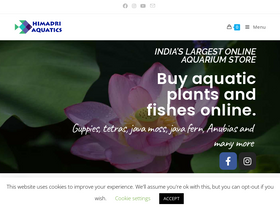 'himadriaquatics.com' screenshot