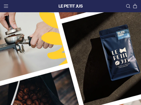 lepetitjus.coffee homepage screenshot