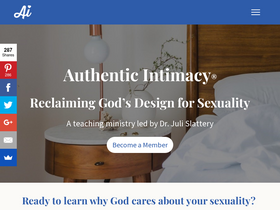 'authenticintimacy.com' screenshot