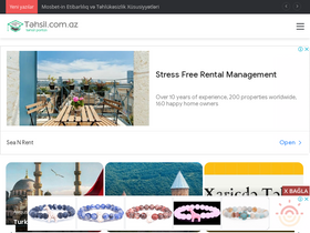 'tehsil.com.az' screenshot