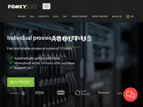 'proxys.io' screenshot