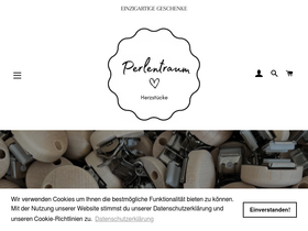 perlentraumbyfranzi.com homepage screenshot