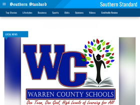 'southernstandard.com' screenshot