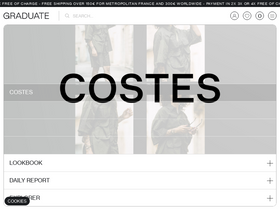 'graduatestore.fr' screenshot