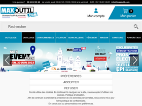 'maxoutil.com' screenshot