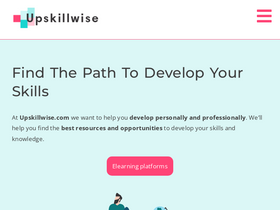 'upskillwise.com' screenshot