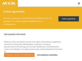 'mvm.hu' screenshot