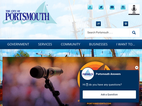 'portsmouthva.gov' screenshot