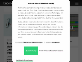 'bonedo.de' screenshot