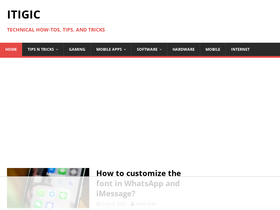 'itigic.com' screenshot