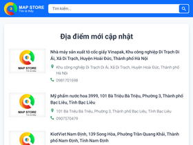 'mapstore.vn' screenshot