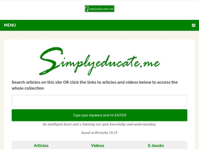 'simplyeducate.me' screenshot