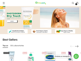 cuiderma.com homepage screenshot