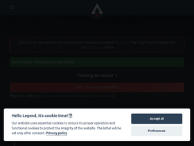 'apexlegendsstatus.com' screenshot