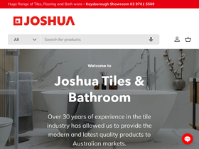 joshuatiles.com.au homepage screenshot