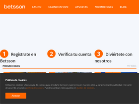 'betsson.es' screenshot