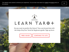 'divinationandfortunetelling.com' screenshot