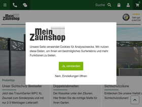 'mein-zaunshop.de' screenshot