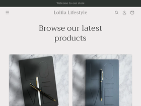 lolila.co homepage screenshot