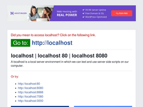 'locallhost.me' screenshot