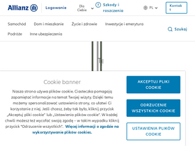 'allianz.pl' screenshot