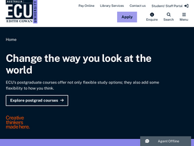 'waapa.ecu.edu.au' screenshot