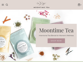 moontimetea.com homepage screenshot