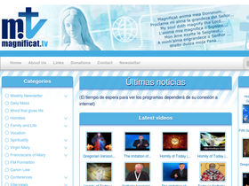 'magnificat.tv' screenshot