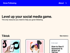 'growfollowing.com' screenshot