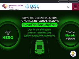 'cesc.co.in' screenshot