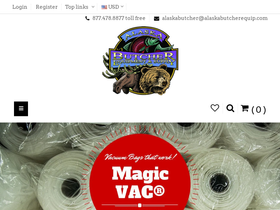 alaskabutcherequip.com homepage screenshot