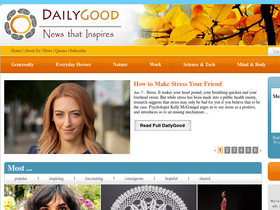 'dailygood.org' screenshot