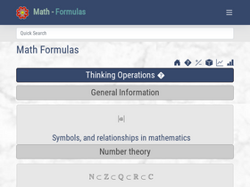 'mathreference.org' screenshot