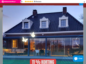 schuifwandfabriek.nl homepage screenshot
