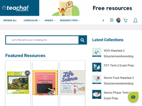 'teacharesources.com' screenshot