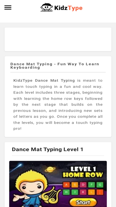 Dance Mat Typing - Fun Way To Learn Keyboarding- KidzType