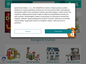 'mackoviahracky.sk' screenshot