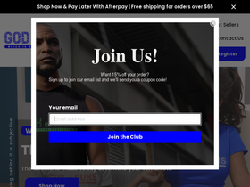 godorguns.com homepage screenshot
