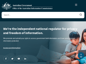 'oaic.gov.au' screenshot