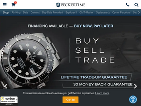 'beckertime.com' screenshot