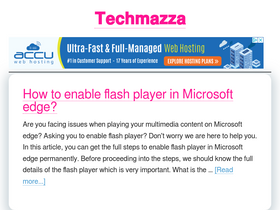 'techmazza.com' screenshot