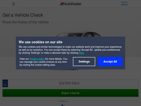 'vehiclecheck.co.uk' screenshot