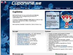 'cuponline.se' screenshot