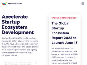 'startupgenome.com' screenshot