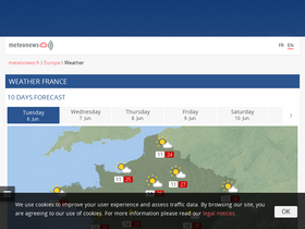 'meteonews.fr' screenshot