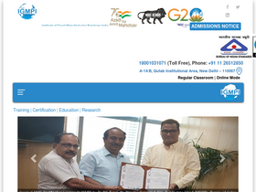 'igmpiindia.org' screenshot